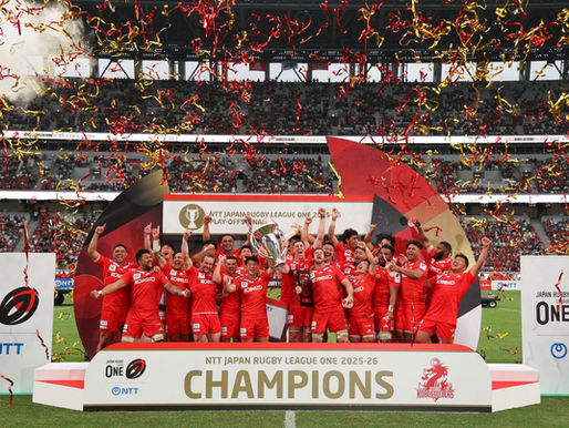 Dave Rennie and Ardie Savea’s Kobe Steelers win first League One title