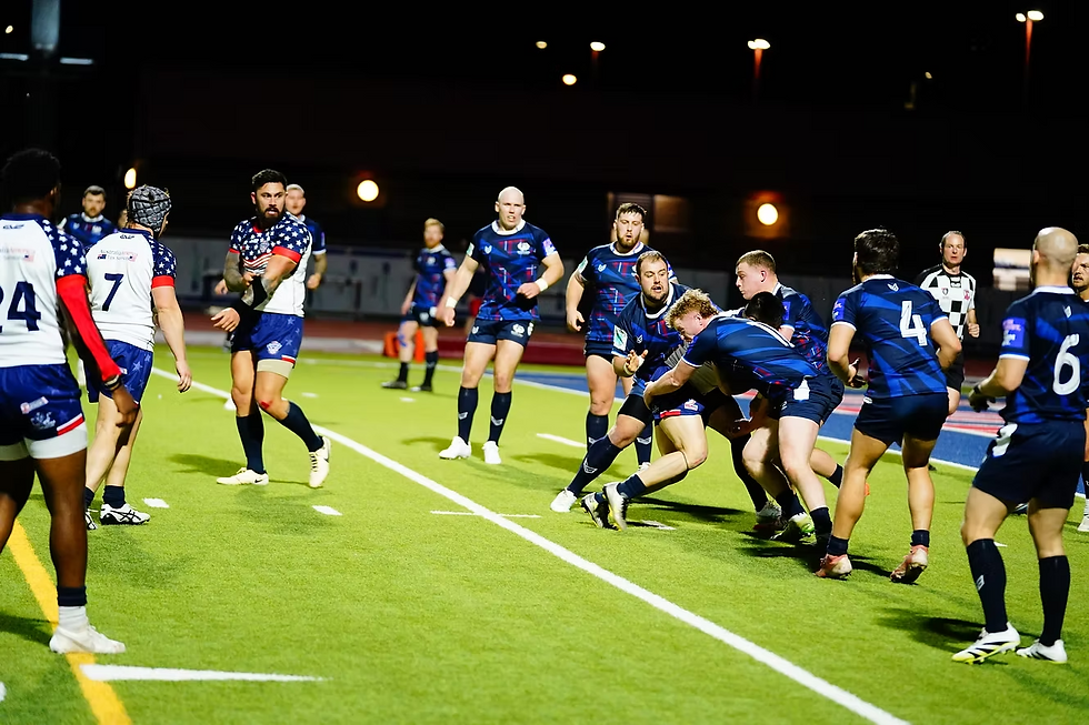 In action for USA in February 2026 - © Scotland RL