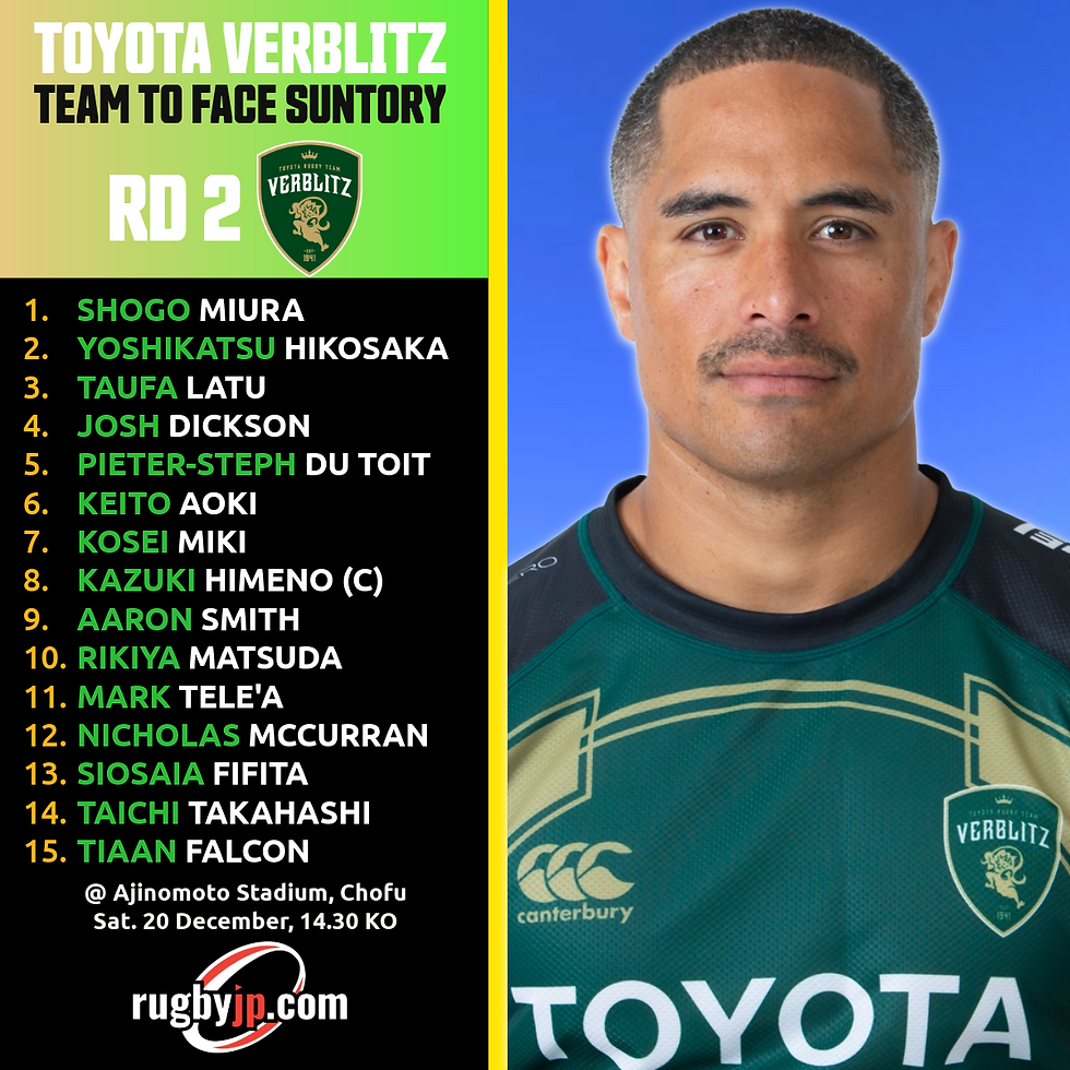 Toyota's team to face Suntory