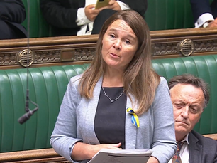 Vikki Slade in Parliament