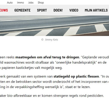 Statiegeld op plastic flessen en blikjes komt eraan