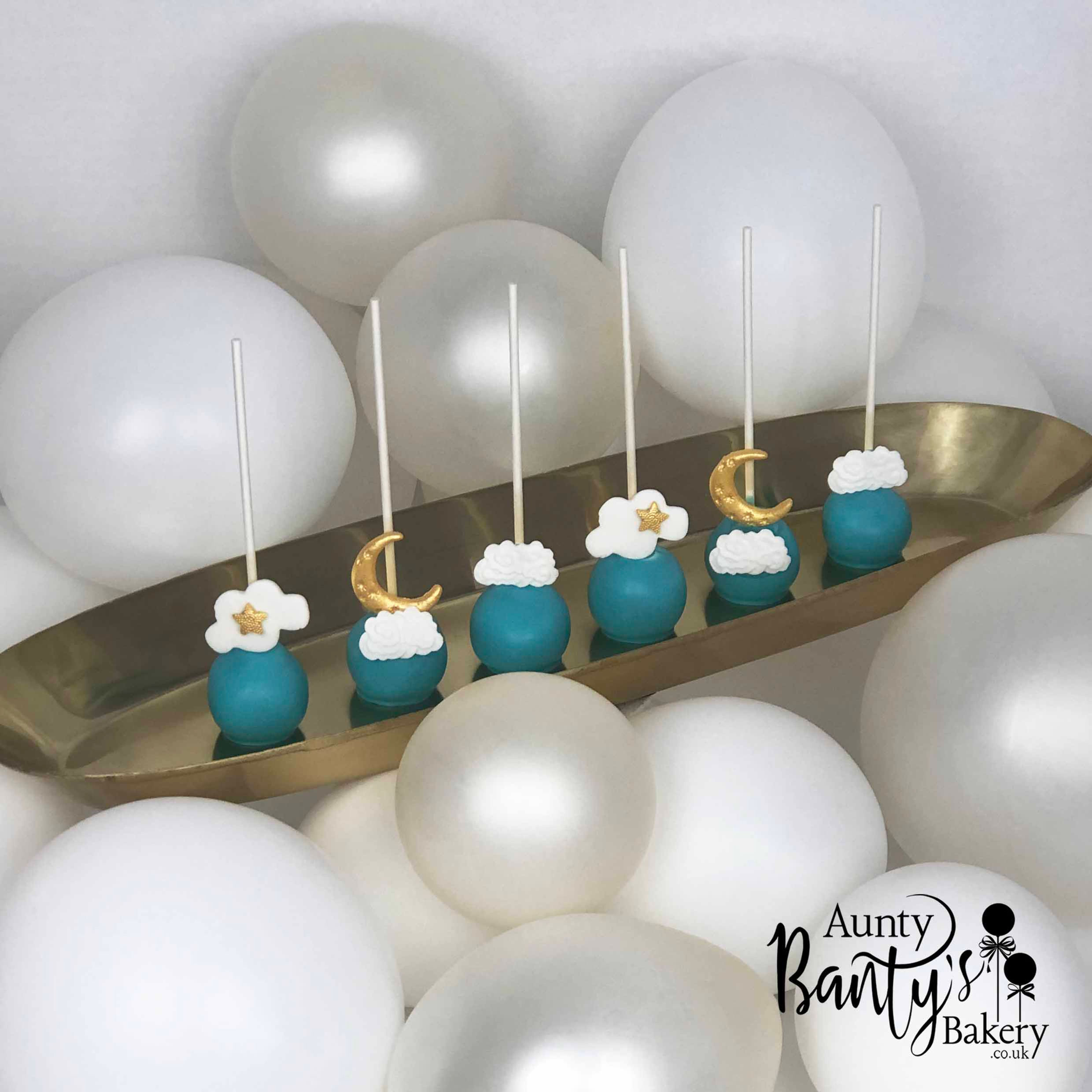 "In The Clouds" Cake Pops