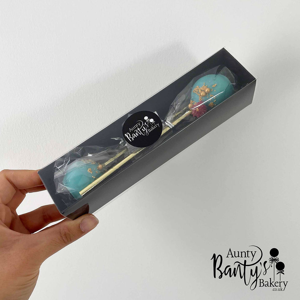 Thumbnail: Teal Floral Mini Gift Boxes - Choose upto 2 flavours