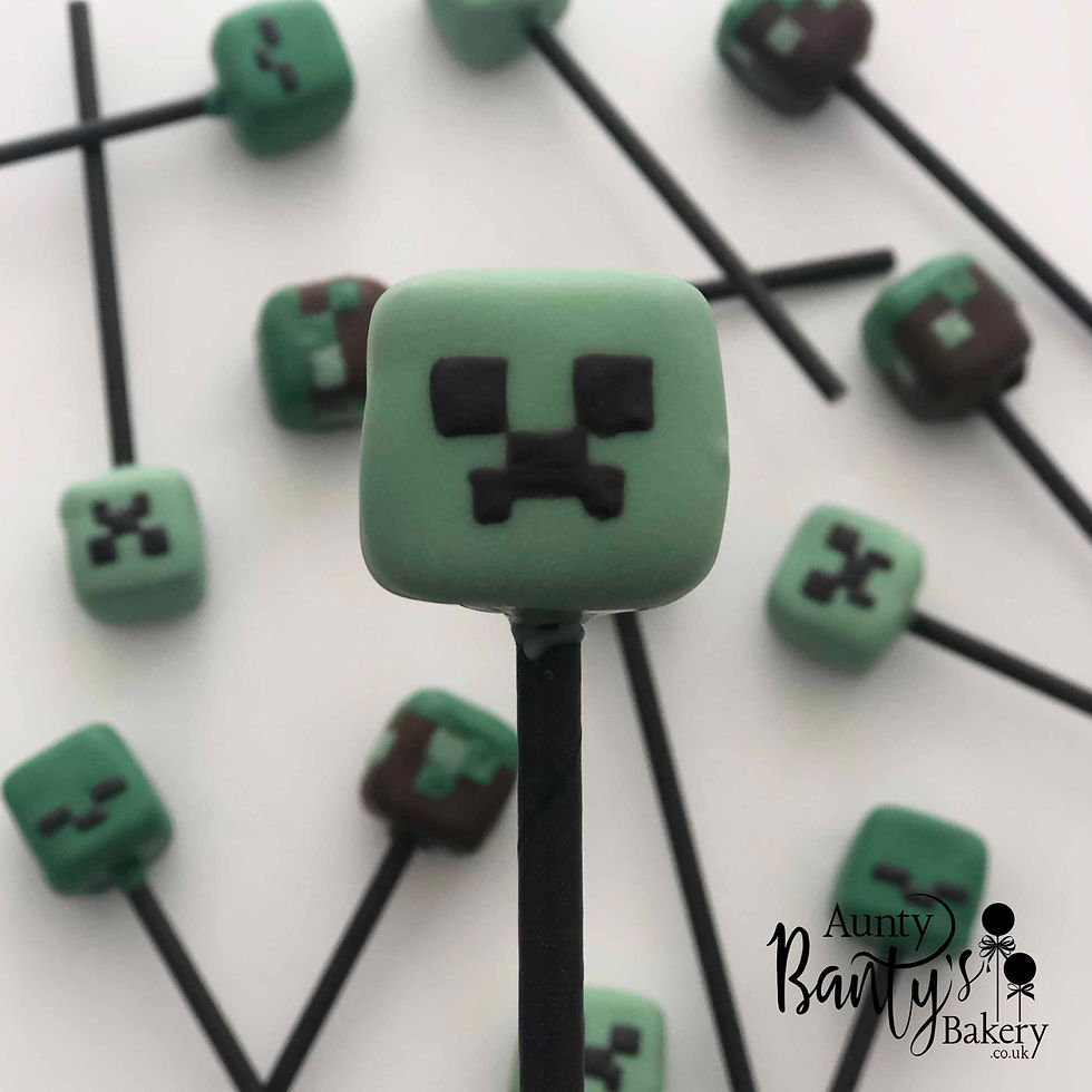 Thumbnail: Minecraft Cake Pops