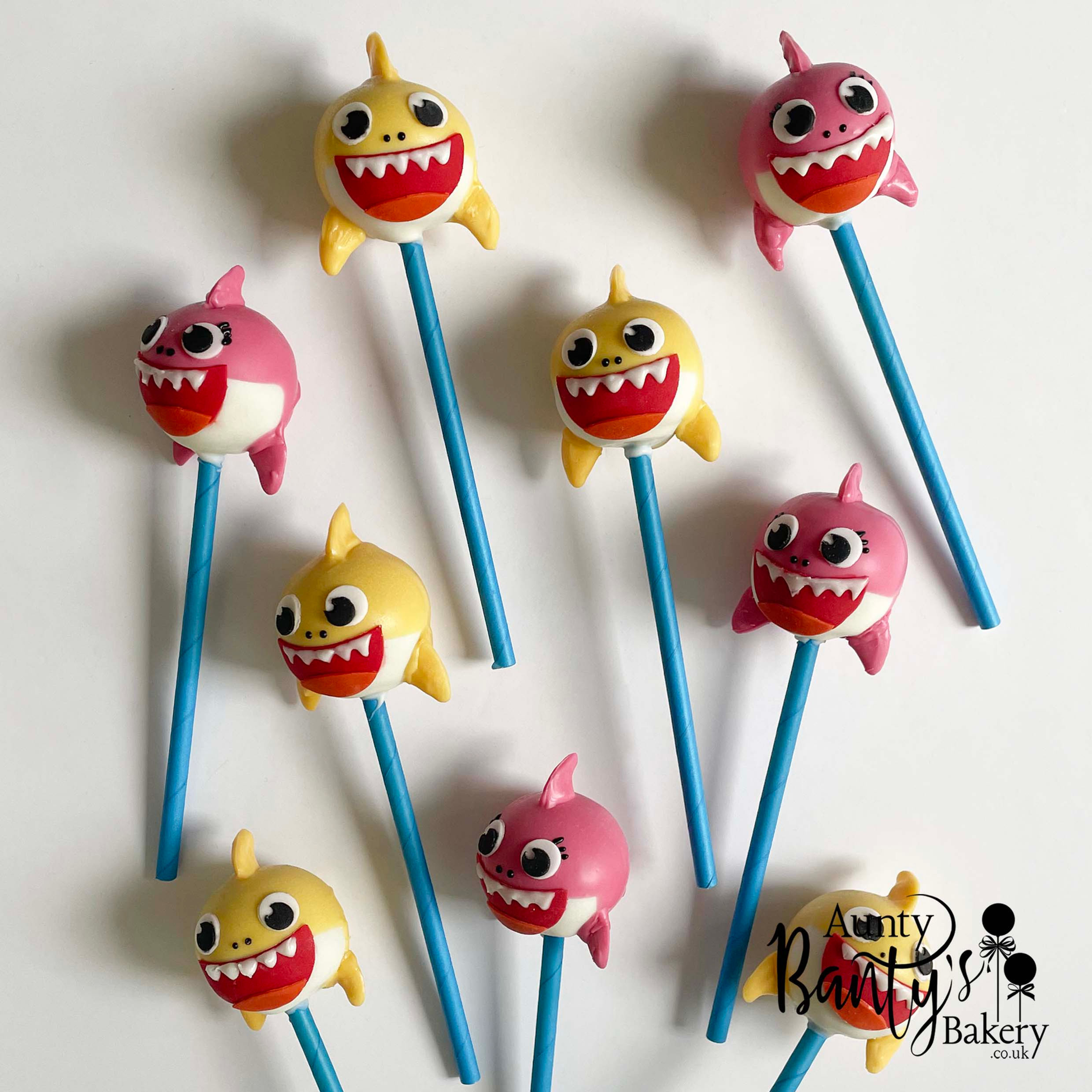 Shark Cake Pops
