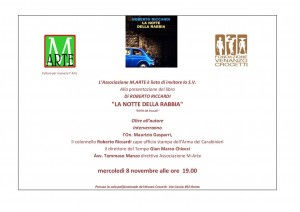 Presentazione del libro "La notte della rabbia" di Roberto Riccardi