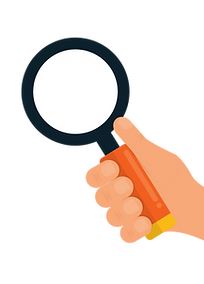Orange Magnifying Glass Now Hiring Direct Mail Postcard (2).png