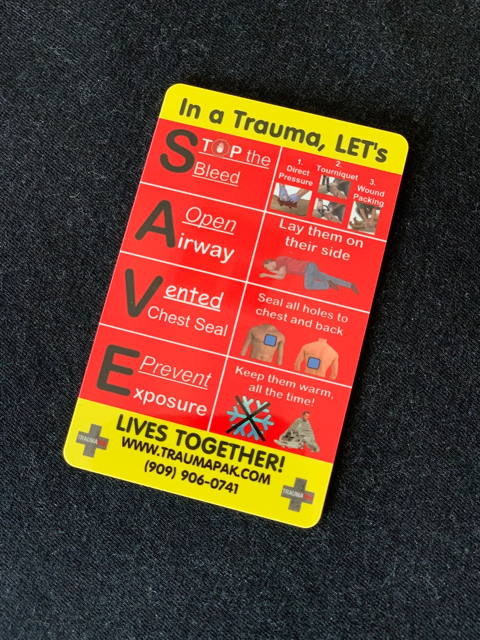 Thumbnail: "High Threat / SAVE a life Card"