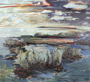 Jeffrey T. Fitzgerald, Ogunquit, Maine painting, series: Summertime Rocky Coast