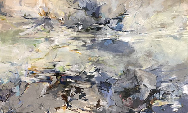 Jeffrey T. Fitzgerald, Perkins Cove and Ogunquit, Maine painting, series: Ogunquit Along The Way