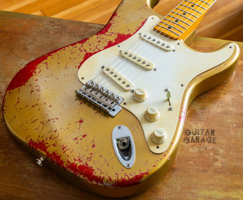 Fender Stratocaster - 54 Vintage Reissue - Japan - Aztec Gold