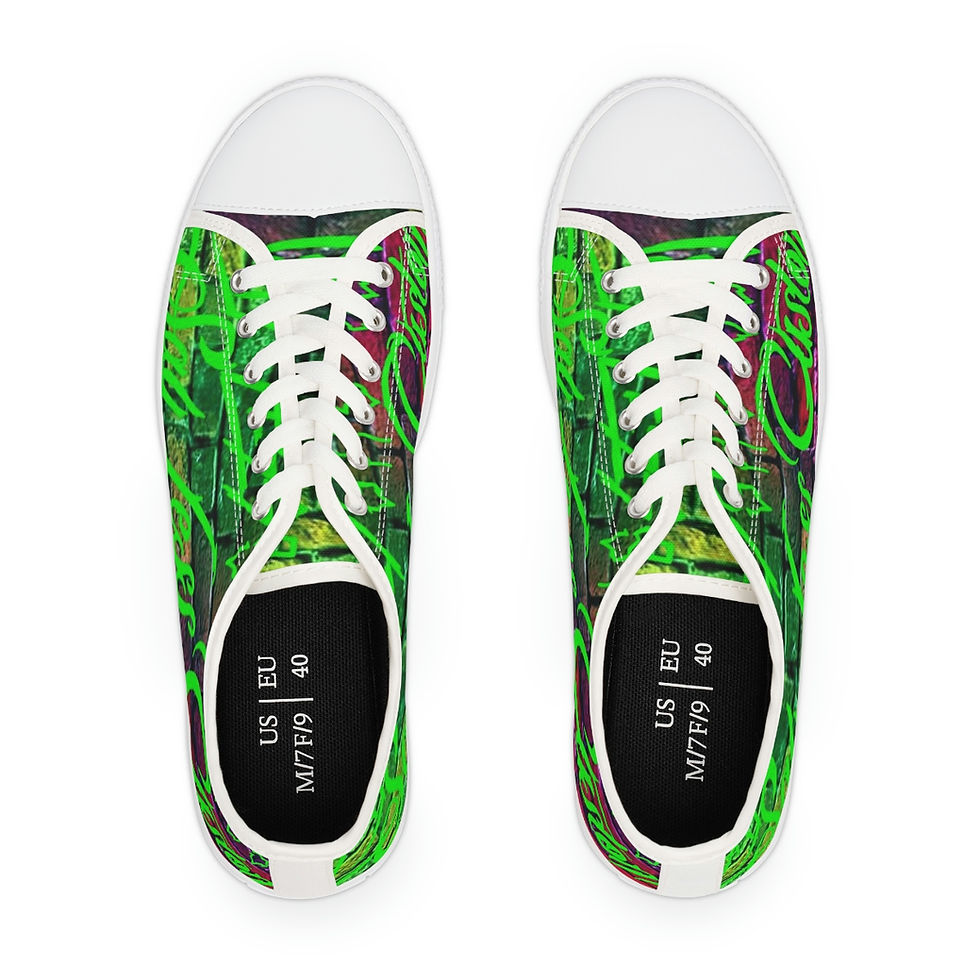 Thumbnail: SAYLESSCUSTOM - Women's Low Top Sneakers