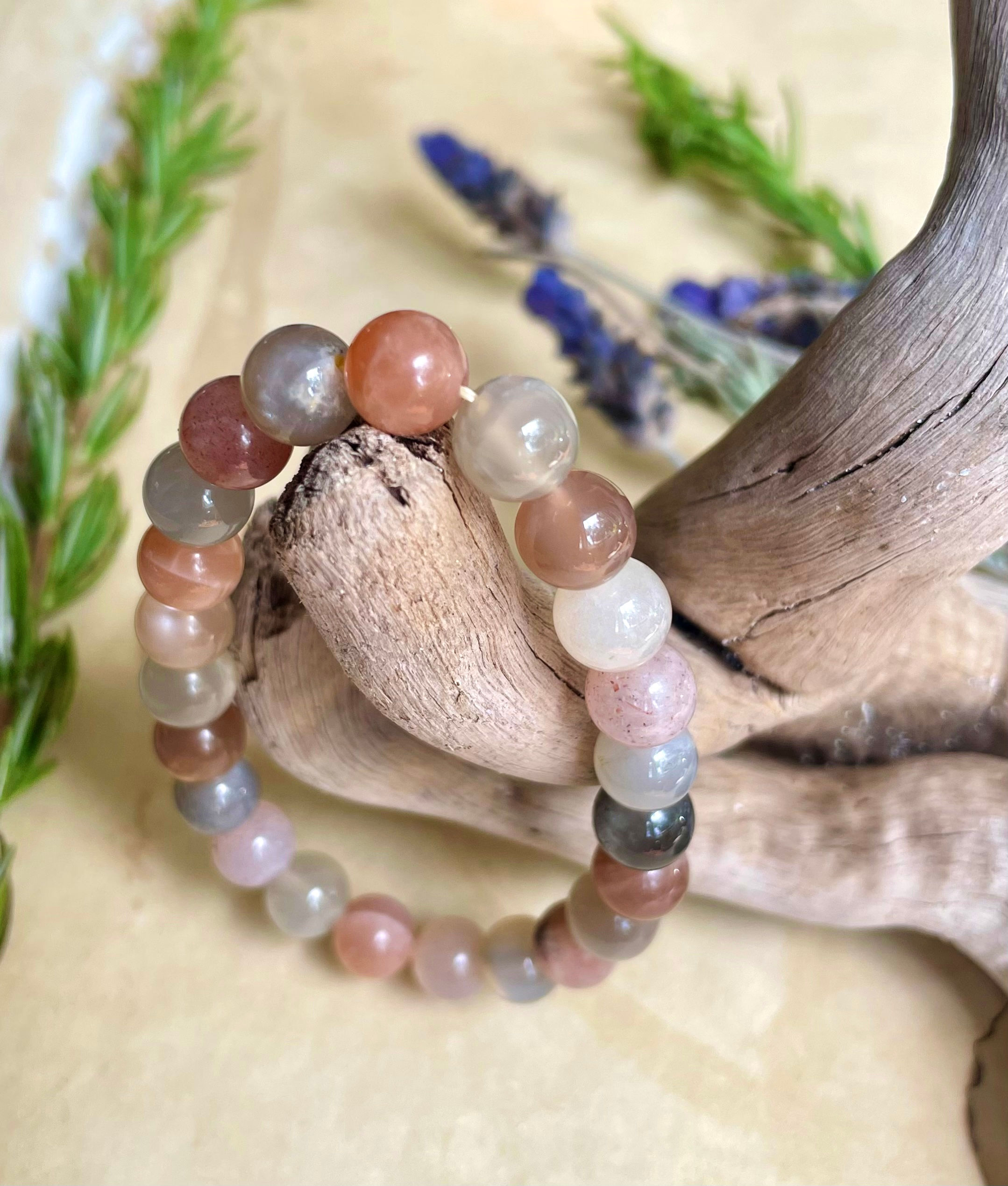 Mixed Moonstone Bracelet