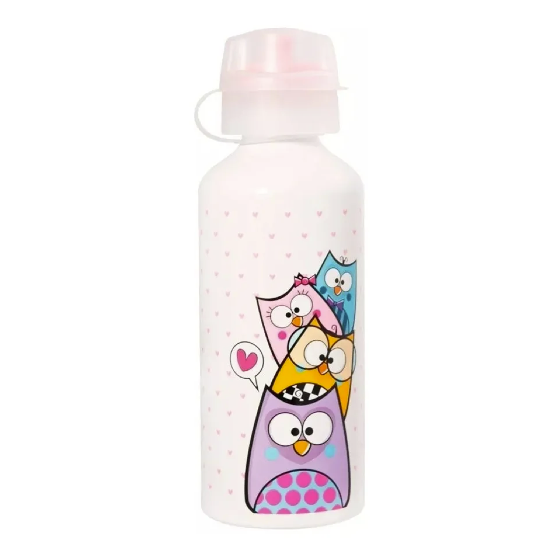 Squeeze 600 Ml - Corujinhas - Coração (As Corujinhas) Frente
