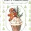 Thumbnail: Christmas Card Front - "Happy Christmas" with a Christmas cupcake crowned by a smiling gingerbread man