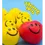 Thumbnail: Thank You Card - "Thank You" with a cluster of yellow smiley-face stress balls with one standout red heart shaped smiley