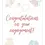 Thumbnail: Engagement Card - "Congratulations on your engagement!" script with wedding icon elements