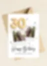 Phot Birthday Card Display - "Happy Birthday, We wish you all the best" with option to upload a photo
