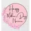 Thumbnail: Mother's Day Card - "Happy Mother's Day Nanna" with graceful cherry blossoms and elegant black script