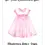 Thumbnail: Personalised Christening Card - "On your Christening Day 'name and date'" with a delicate watercolour pink dress