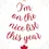 Thumbnail: Christmas Card Front - "I'm on the nice list this year" in the shape of a Christmas tree