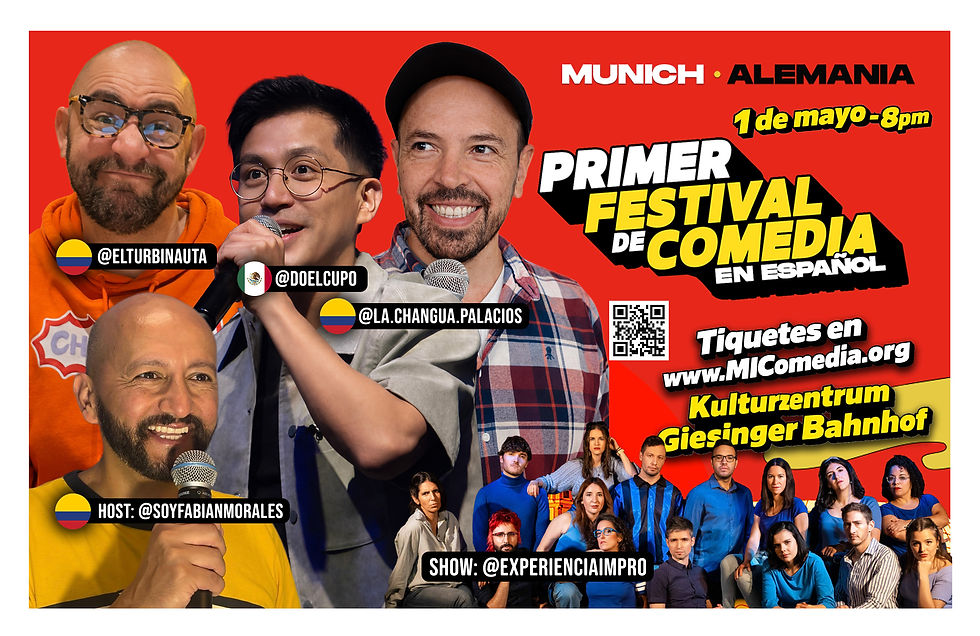 01.05.26 – 8 pm // Festival de comedia en español – Múnich (1)