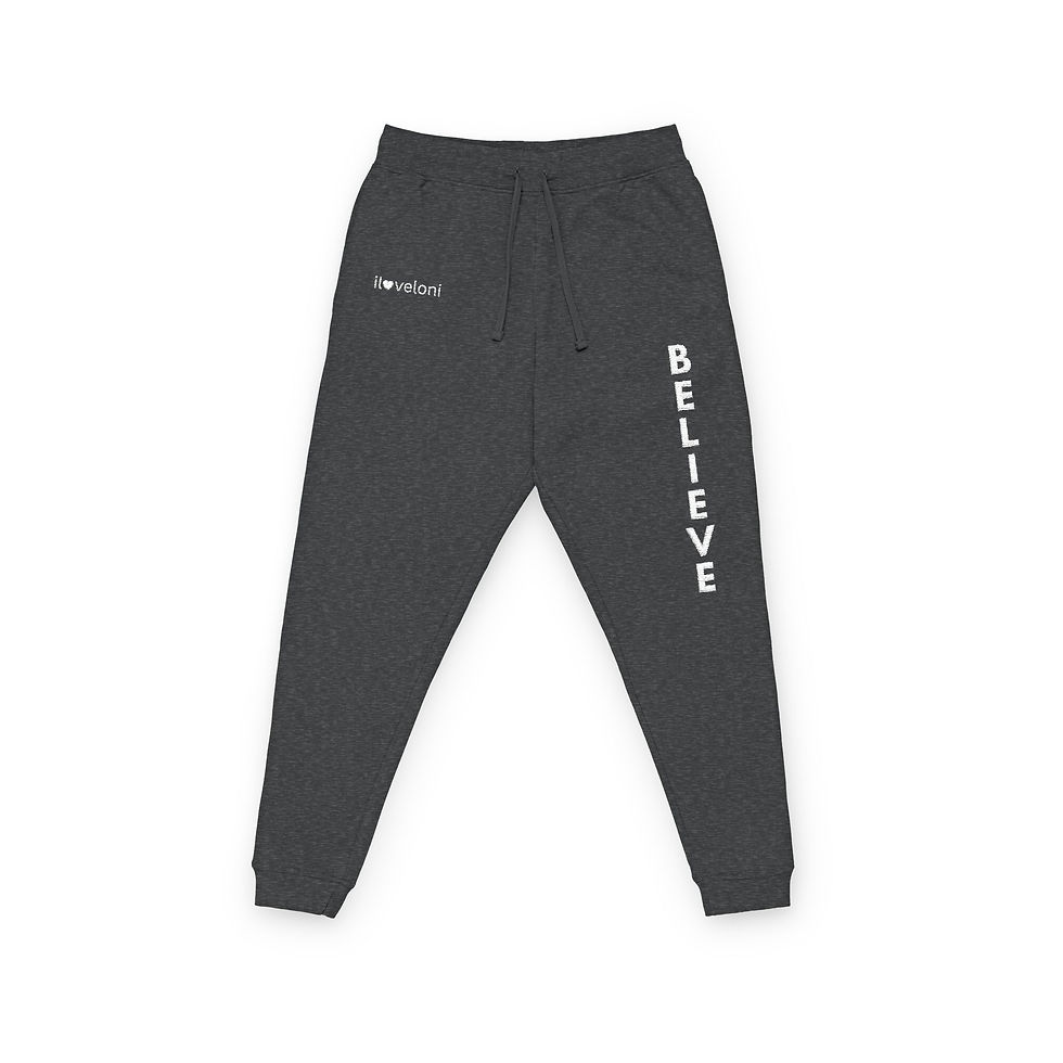 Thumbnail: Believe- Unisex Fleece Joggers - Comfortable & Stylish
