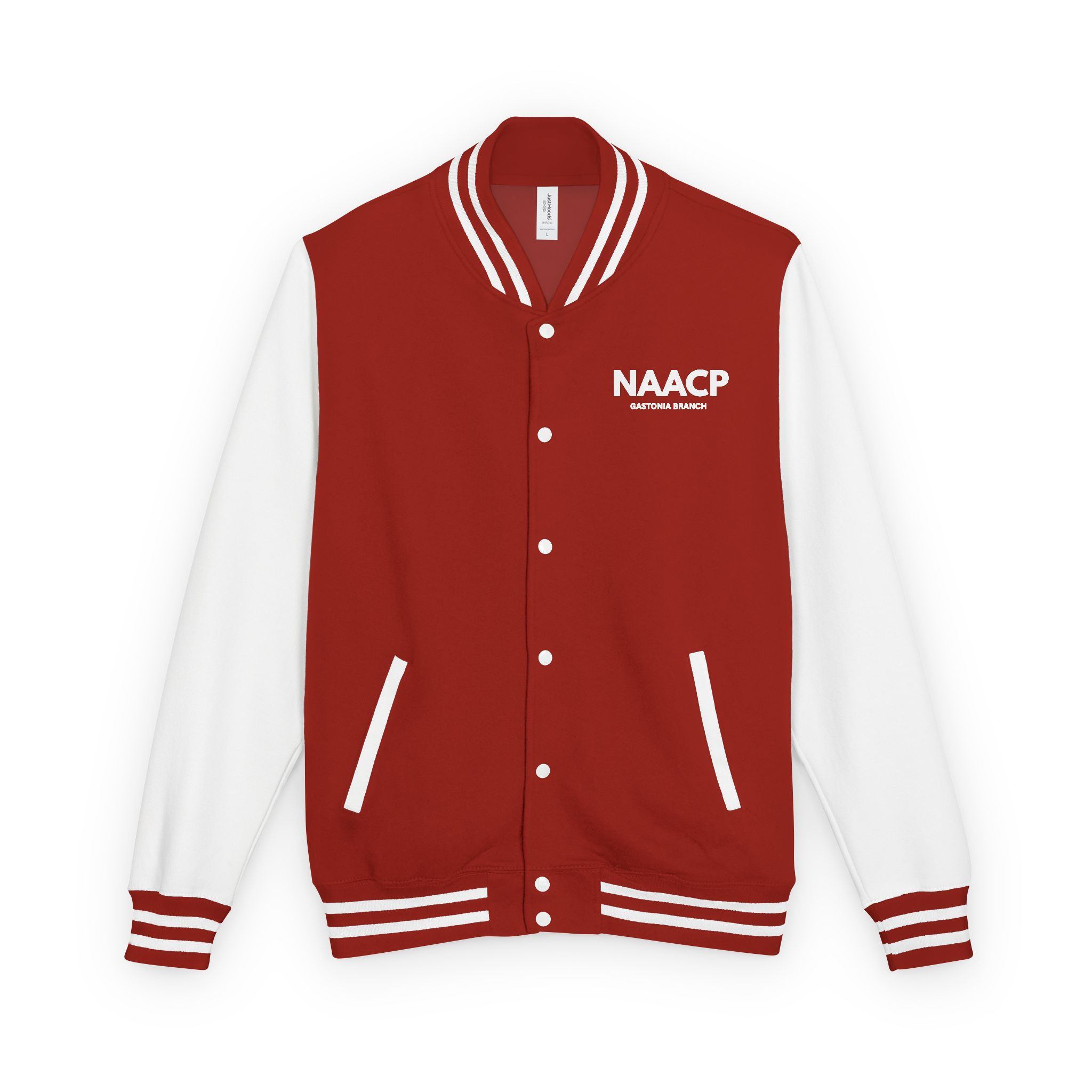 NAACP Red & White Letterman Jacket