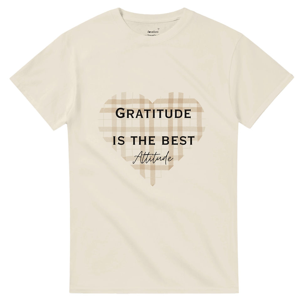 Thumbnail: Gratitude Heart- Heavyweight Unisex Crewneck T-shirt | Gildan® 5000