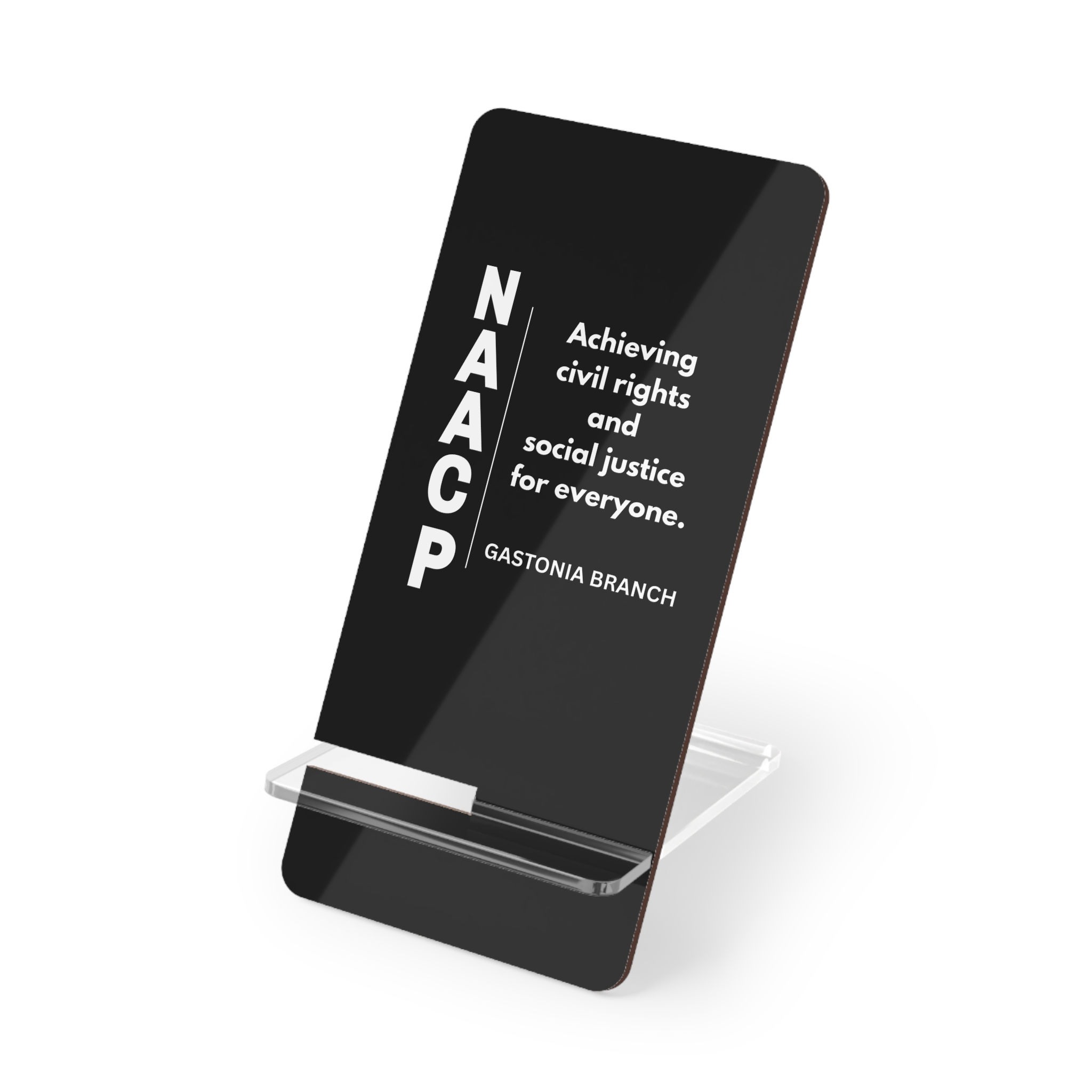 Smartphone Display Stand - NAACP Social Justice Design