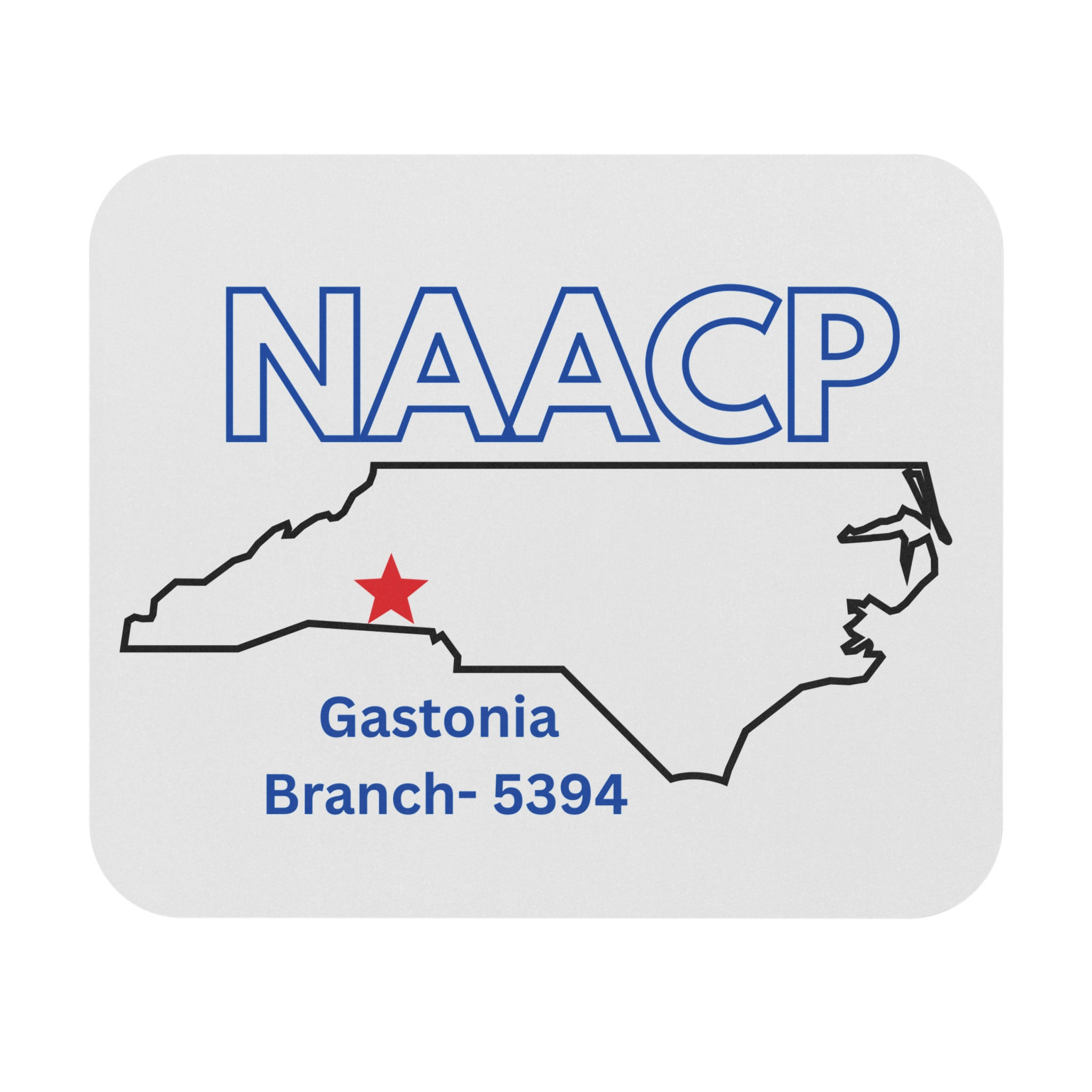 NAACP Gastonia Branch Mouse Pad - Support Social Justice
