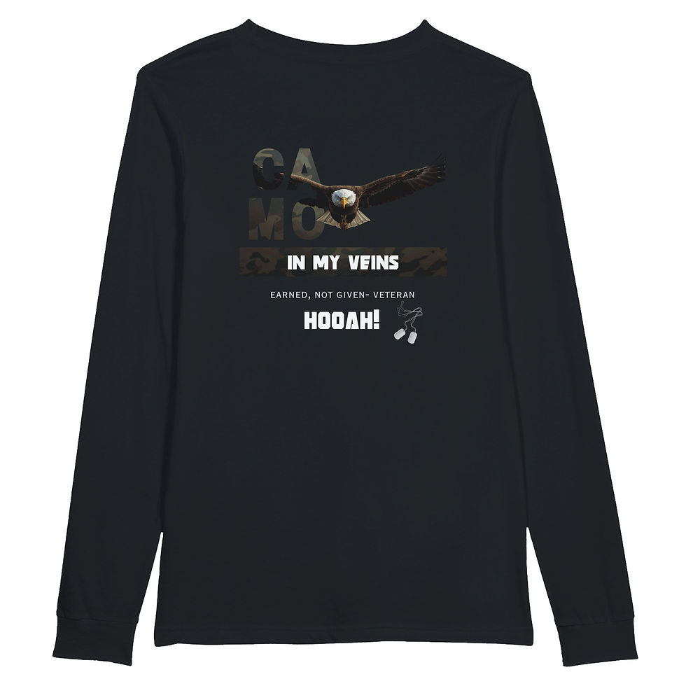 Thumbnail: Veterans Unite- Premium Unisex Longsleeve T-shirt Black