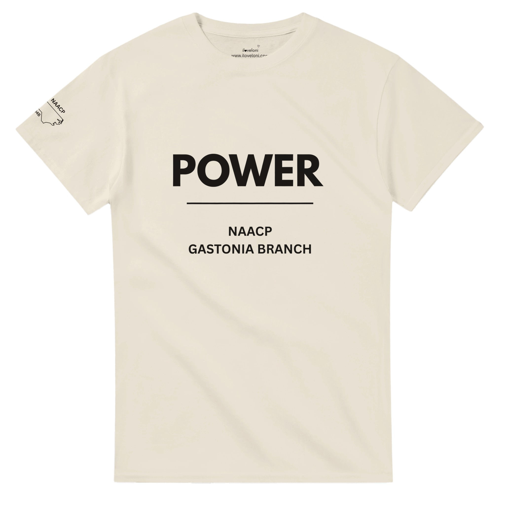 NAACP Power- Heavyweight Unisex Crewneck T-shirt | Gildan® 5000