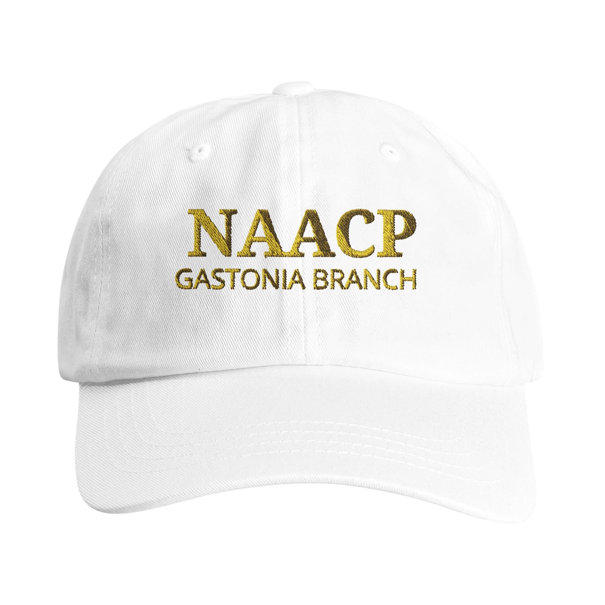 Gold NAACP- Adult Low-Profile Cotton Twill Dad Cap | Yupoong 6245CM