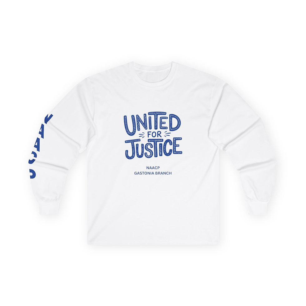 Thumbnail: United for Justice Long Sleeve Tee - Unisex Cotton Shirt