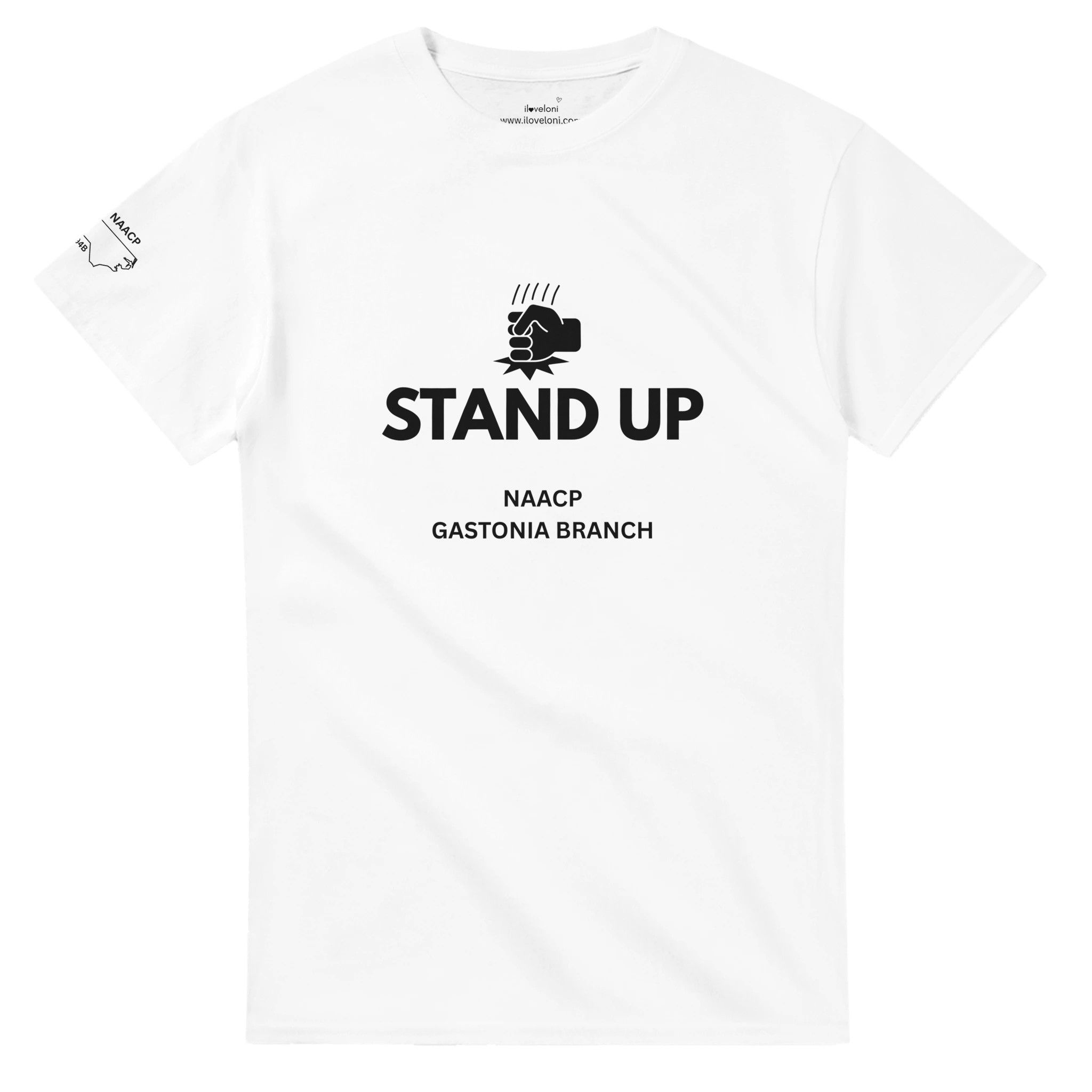 NAACP Stand Up- Heavyweight Unisex Crewneck T-shirt | Gildan® 5000