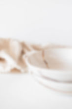 Thumbnail: Gold River Ceramic Porcelain Pasta Bowl