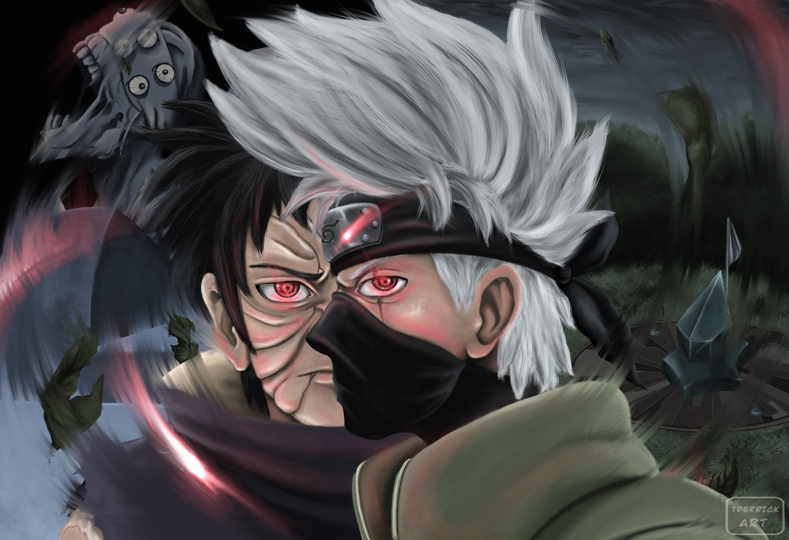 Kakashi & Obito 13 x 19 Print