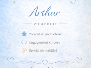 Prénom Arthur : signification en amour, personnalité et compatibilité