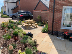 Framlingham front garden after