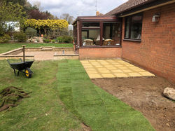 Alderton patio and lawn repair