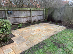Stowmarket - patio clean up