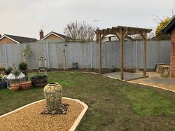 Gislingham after - patios and paths
