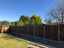 Stowmarket new fence
