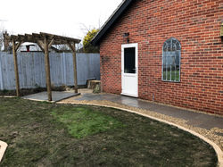 Gislingham after - patios and paths