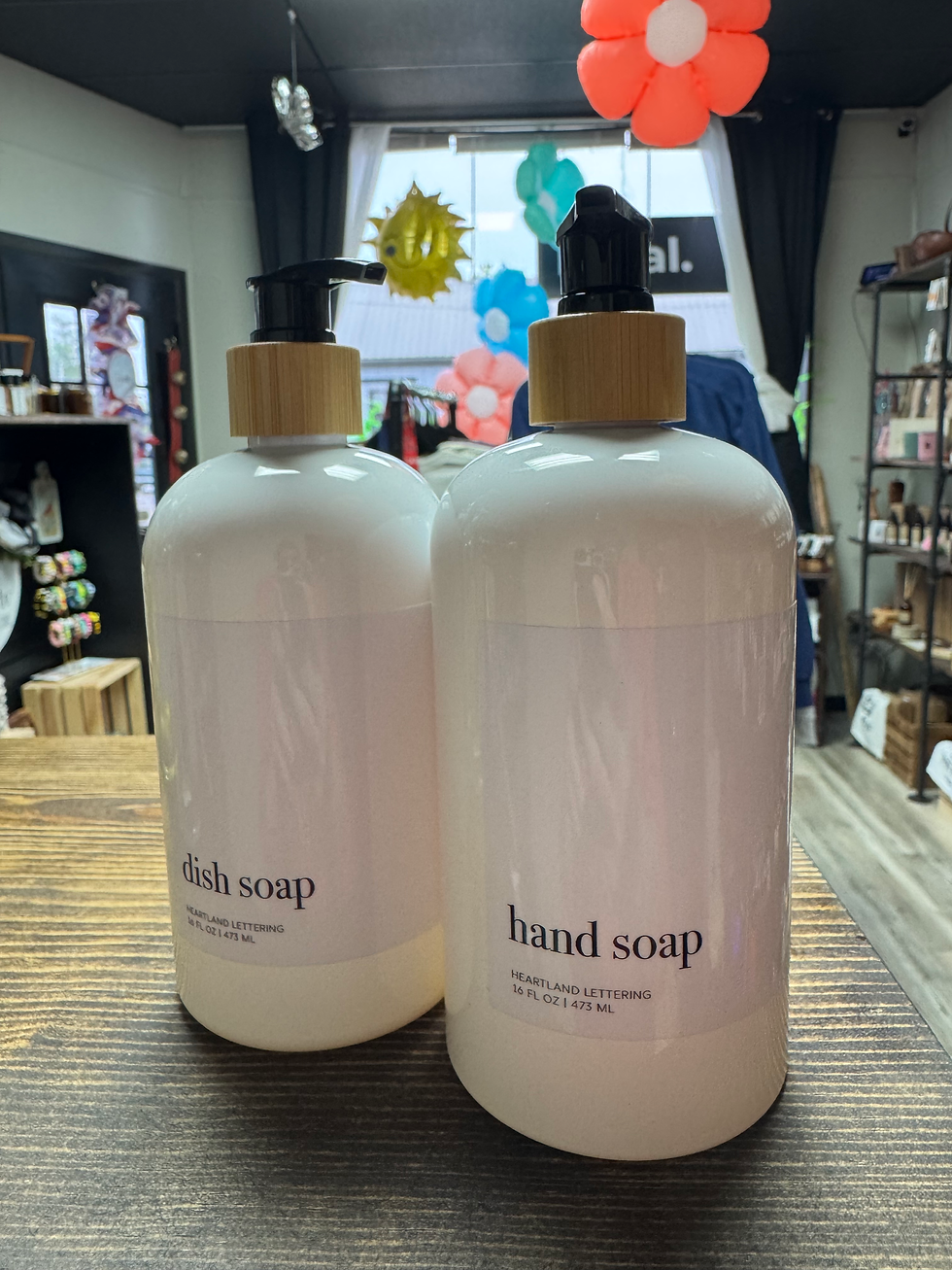 Pre-Filled Soap Bottle | Just the Girls Heather Dankert | Local.