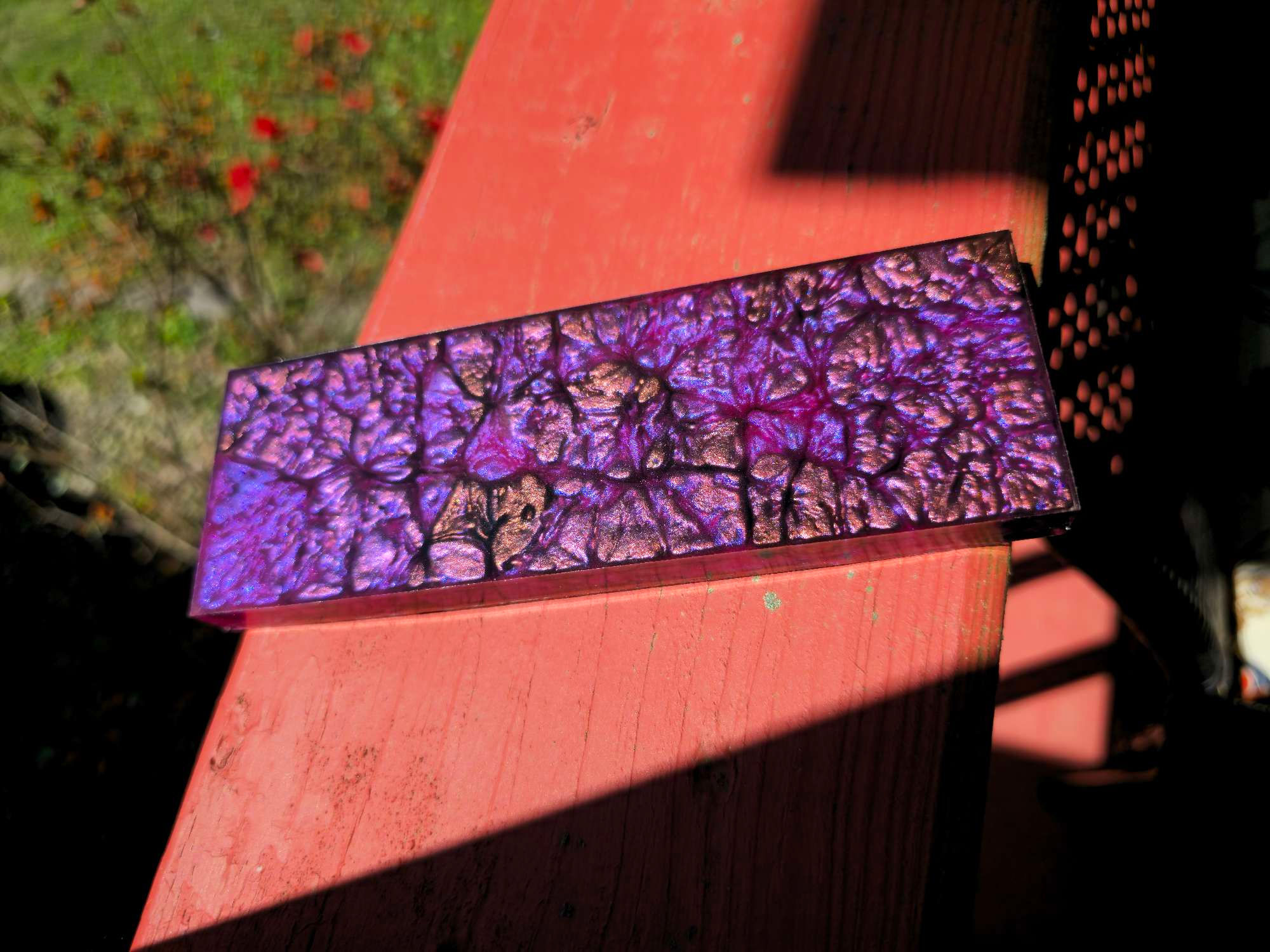 Resin Cast Knife Scale
