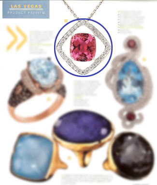 Pink Tourmaline Pendant