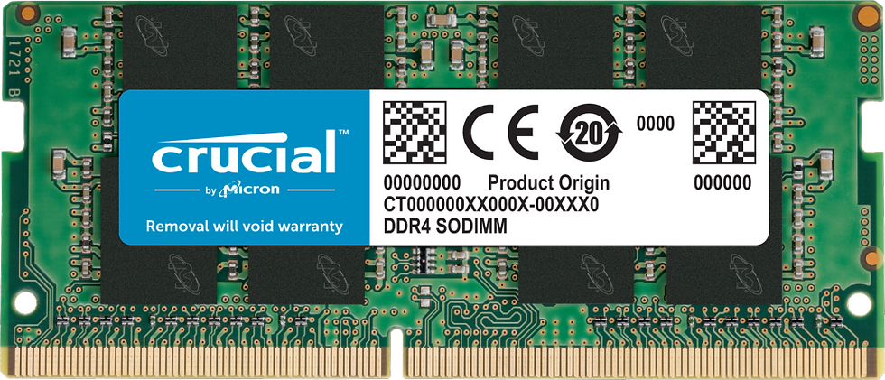 Crucial 8GB / 16GB DDR4 - 3200 SODIMM