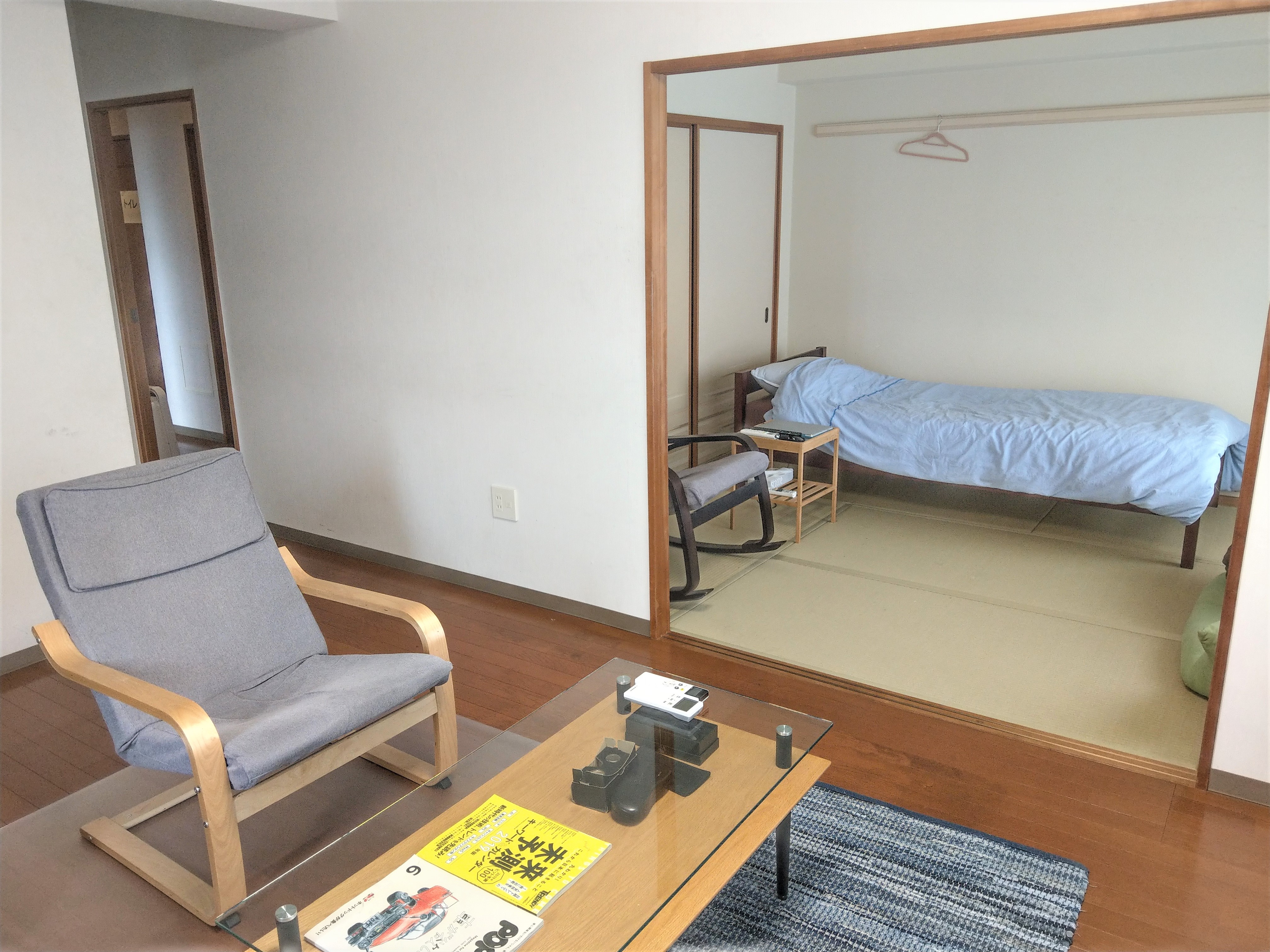 マンション リビング、6畳和室